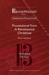 Processional from 'A Renaissance Christmas' Concert Band sheet music cover